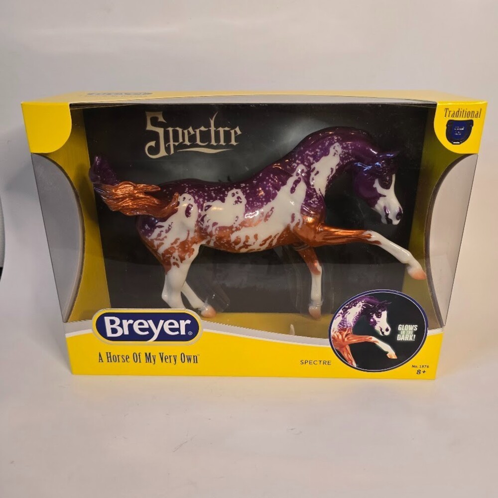 Breyer Limited Ed. No. 1876 Spectre Halloween Horse Glow in the Dark NEW!